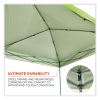Shax 6010 Lightweight Pop-Up Tent, Single Skin, 10 ft x 10 ft, Polyester/Steel, Lime, Ships in 1-3 Business Days3