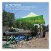 Shax 6015 Heavy-Duty Pop-Up Tent, Single Skin, 10 ft x 20 ft, Polyester/Steel, Lime, Ships in 1-3 Business Days6