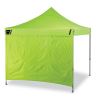 Shax 6051 Heavy-Duty Pop-Up Tent Kit, Single Skin, 10 ft x 10 ft, Polyester/Steel, Lime, Ships in 1-3 Business Days7