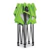 Shax 6051 Heavy-Duty Pop-Up Tent Kit, Single Skin, 10 ft x 10 ft, Polyester/Steel, Lime, Ships in 1-3 Business Days9