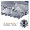 Shax 6051 Heavy-Duty Pop-Up Tent Kit, Single Skin, 10 ft x 10 ft, Polyester/Steel, Blue, Ships in 1-3 Business Days3