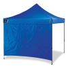 Shax 6051 Heavy-Duty Pop-Up Tent Kit, Single Skin, 10 ft x 10 ft, Polyester/Steel, Blue, Ships in 1-3 Business Days7