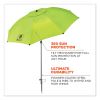 Shax 6100 Lightweight Work Umbrella, 90" Span, 92.4" Long, Lime Canopy, Ships in 1-3 Business Days4