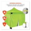 Shax 6053 Enclosed Pop-Up Tent Kit, Single Skin, 10 ft x 10 ft, Polyester/Steel, Lime, Ships in 1-3 Business Days4