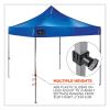 Shax 6053 Enclosed Pop-Up Tent Kit, Single Skin, 10 ft x 10 ft, Polyester/Steel, Blue, Ships in 1-3 Business Days6