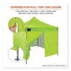 Shax 6096 Pop-Up Tent Sidewall with Zipper, Single Skin, 10 ft x 10 ft, Polyester, Lime, Ships in 1-3 Business Days2