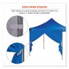 Shax 6096 Pop-Up Tent Sidewall with Zipper, Single Skin, 10 ft x 10 ft, Polyester, Blue, Ships in 1-3 Business Days3