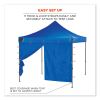 Shax 6096 Pop-Up Tent Sidewall with Zipper, Single Skin, 10 ft x 10 ft, Polyester, Blue, Ships in 1-3 Business Days5