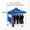 Shax 6052 Heavy-Duty Tent Kit + Mesh Windows, Single Skin, 10 ft x 10 ft, Polyester/Steel, Blue, Ships in 1-3 Business Days2