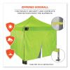 Shax 6054 Pop-Up Tent Sidewall Kit, Single Skin, 10 ft x 10 ft, Polyester, Lime, Ships in 1-3 Business Days3