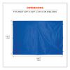 Shax 6054 Pop-Up Tent Sidewall Kit, Single Skin, 10 ft x 10 ft, Polyester, Blue, Ships in 1-3 Business Days2