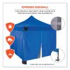 Shax 6054 Pop-Up Tent Sidewall Kit, Single Skin, 10 ft x 10 ft, Polyester, Blue, Ships in 1-3 Business Days3