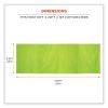 Shax 6097 Pop-Up Tent Sidewall, Single Skin, 10 ft x 10 ft, Polyester, Lime, Ships in 1-3 Business Days3