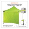 Shax 6098 Pop-Up Tent Sidewall, Single Skin, 10 ft x 10 ft, Polyester, Lime, Ships in 1-3 Business Days4
