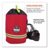 Arsenal 5080L Fleece-Lined SCBA Mask Bag with Drawstring Closure, 8.5 x 8.5 x 14, Red, Ships in 1-3 Business Days3