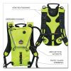Chill-Its 5156 Low Profile Hydration Pack, 3 L, Hi-Vis Lime, Ships in 1-3 Business Days5