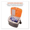 Chill-Its 5170 17-Quart Industrial Hard Sided Cooler, Orange/Gray, Ships in 1-3 Business Days9