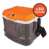 Chill-Its 5170 17-Quart Industrial Hard Sided Cooler, Orange/Gray, 30/Pallet, Ships in 1-3 Business Days3