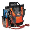 Arsenal 5527 Premium Topped Tool Pouch with Hinged Closure, 6 x 10 x 11.5, Polyester, Orange, Ships in 1-3 Business Days6