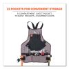 Arsenal 5704 Canvas Tool Apron, 22 Compartments, 25.5 x 28, Canvas, Gray, Ships in 1-3 Business Days2