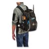 Arsenal 5843 Tool Backpack Dual Compartment, 26 Comp, 8.5x13.5x18, Ballistic Polyester, Black/Gray,Ships in 1-3 Business Days5