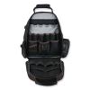Arsenal 5843 Tool Backpack Dual Compartment, 26 Comp, 8.5x13.5x18, Ballistic Polyester, Black/Gray,Ships in 1-3 Business Days7