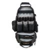 Arsenal 5843 Tool Backpack Dual Compartment, 26 Comp, 8.5x13.5x18, Ballistic Polyester, Black/Gray,Ships in 1-3 Business Days10