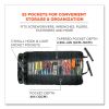 Arsenal 5870 Tool Roll-Up, 25 Compartments, 27 x 14.5, Polyester, Gray, Ships in 1-3 Business Days3
