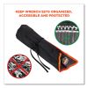 Arsenal 5873 Polyester Wrench Roll Up, 14 Compartments, 26.5 x 5, Polyester, Black, Ships in 1-3 Business Days2