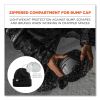 N-Ferno 6811Z Rib Knit Hat with Zipper for Bump Cap Insert, One Size Fits Most, Black, Ships in 1-3 Business Days2