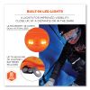 N-Ferno 6804 Skull Cap Winter Hat with LED Lights, One Size Fits Most, Orange, Ships in 1-3 Business Days3