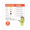 ergodyne® ProFlex 7021 Hi-Vis Nitrile-Coated CR Gloves3