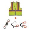 ergodyne® GloWear 8231TVK Class 2 Hi-Vis Tool Tethering Safety Vest Kit2