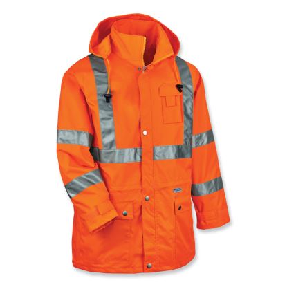 ergodyne® GloWear 8365 Class 3 Hi-Vis Rain Jacket1