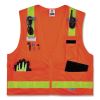 ergodyne® GloWear 8250ZHG Class 2 Hi-Gloss Surveyors Zipper Vest3