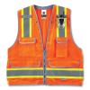 ergodyne® GloWear 8254HDZ Class 2 Heavy-Duty Surveyors Zipper Vest3