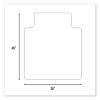 ES Robbins® EverLife® Textured Chair Mat for Hard Floors3