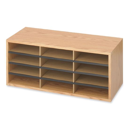 Safco® Wood/Corrugated Literature Organizer1