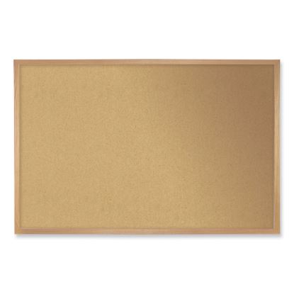 Ghent Natural Cork Bulletin Board with Wood Frame1