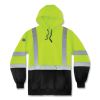 ergodyne® GloWear 8373 Hi-Vis Class 3 Hooded Sweatshirt with Black Bottom1