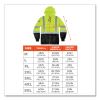 ergodyne® GloWear 8373 Hi-Vis Class 3 Hooded Sweatshirt with Black Bottom3