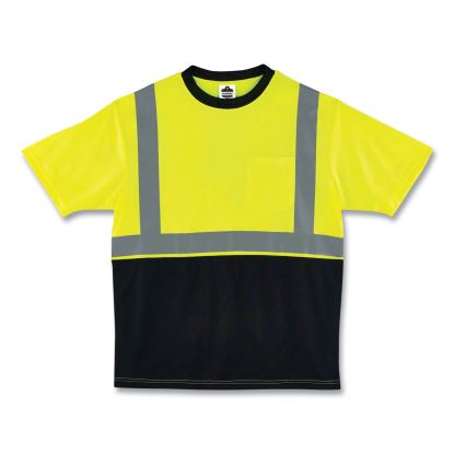 ergodyne® GloWear 8289BK Class 2 Hi-Vis T-Shirt with Black Bottom1