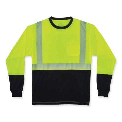 ergodyne® GloWear 8281BK Class 2 Long Sleeve Shirt with Black Bottom1