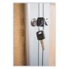 Ghent 1 Door Enclosed Natural Cork Bulletin Board with Satin Frame3