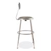 NPS® 6400 Series Height Adjustable Heavy Duty Vinyl Padded Steel Stool With Backrest2