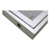 Ghent 2 Door Enclosed Vinyl Bulletin Board with Satin Frame4