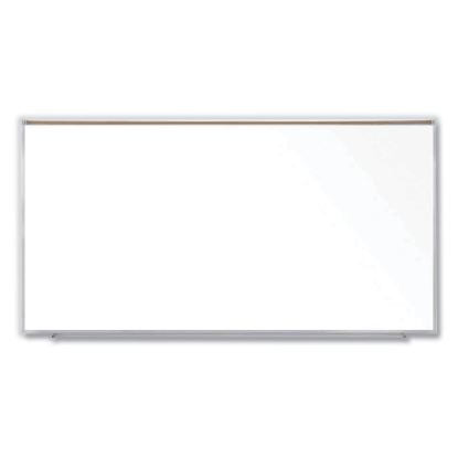 Ghent Magnetic Porcelain Whiteboard with Aluminum Frame and Maprail1