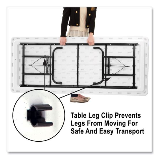 Correll® Commercial Height Adjustable Plastic Folding Tables1