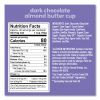 Dark Chocolate Almond Butter Cups, 0.53 oz, Individually Wrapped, 40/Pack, Ships in 1-3 Business Days4