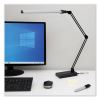 LED Ultra Slim Lamp with Swing Arm, 21.5" High, Black/Silver, Ships in 4-6 Business Days6